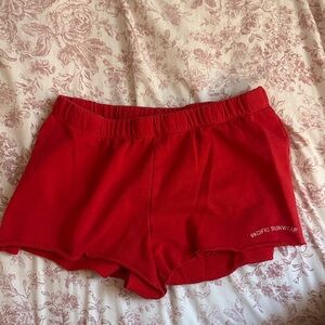 Pacific Sunwear Vibrant Red Athletic Shorts